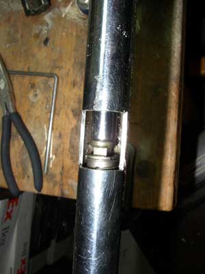 Pawl assembly ready to work