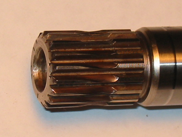 Worn splines
