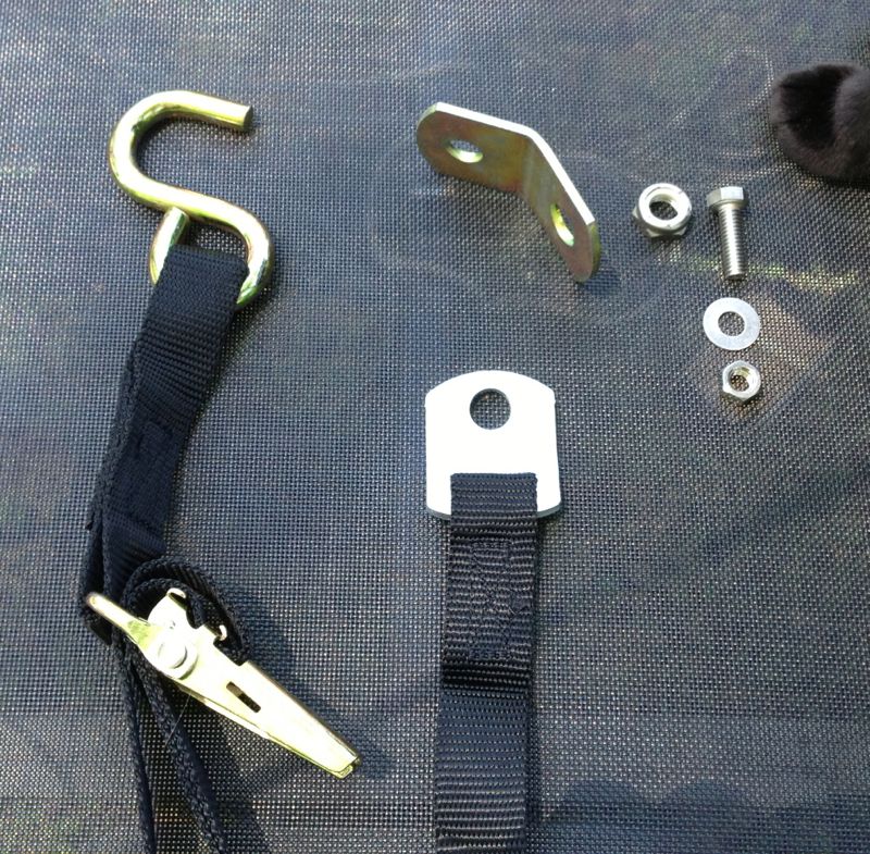 Tiedown kit parts