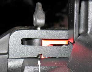 Integral case barrel release